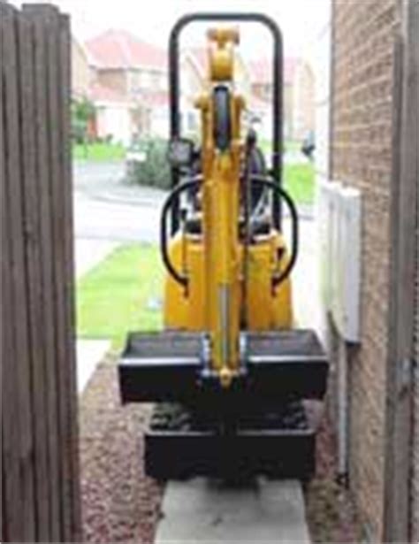 can you get a mini digger through a door|mini digger for sale uk.